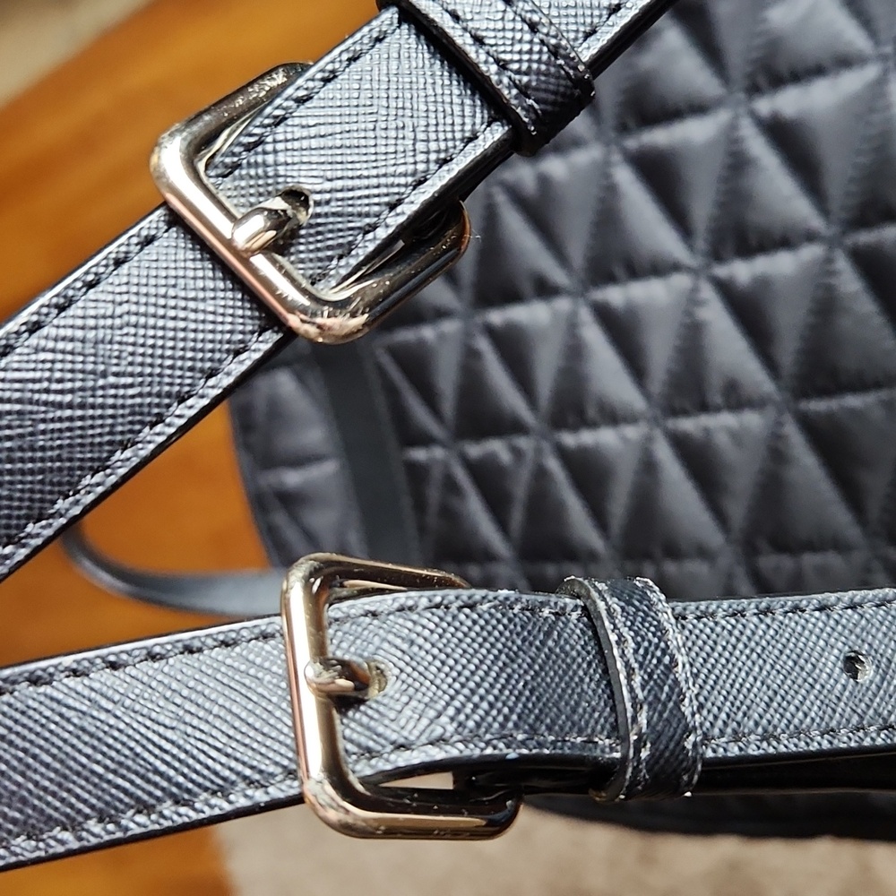Kate Spade Black Quilted Backpack - Picture 12 of 12